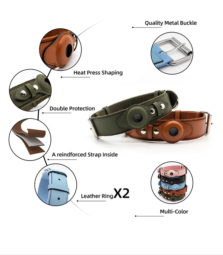 Dog Tracking Collar | Airtag Dog Collar | MagatPog